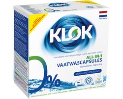 Klok Vaatwascapsules All In One - 26 stuks