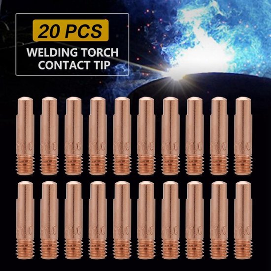 20 stuks koperen contactpunt lasapparaat - lassproeiers
