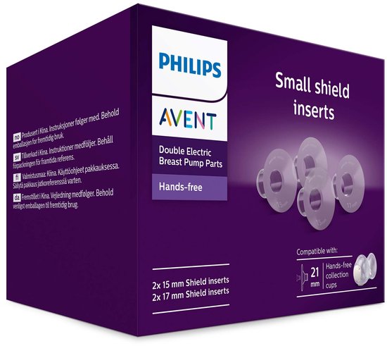 Philips Avent - Kleine Bescherminzetstukken - Perfecte Pasvorm voor Kleine Tepels (15mm & 17mm) - Comfortabel Siliconen Materiaal - Eenvoudig Schoon te Maken - SCF554/11 van Philips — afbeelding 5