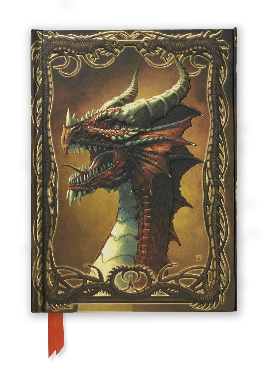 Flame Tree Notebooks- Kerem Beyit: Red Dragon (Foiled Journal)