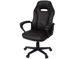 Bureaustoel Zwart - Zacht en Comfortabel - Bureaustoel Gaming - Kantelbaar En In Hoogte Verstelbaar Van 43 Tot 52,5 cm
