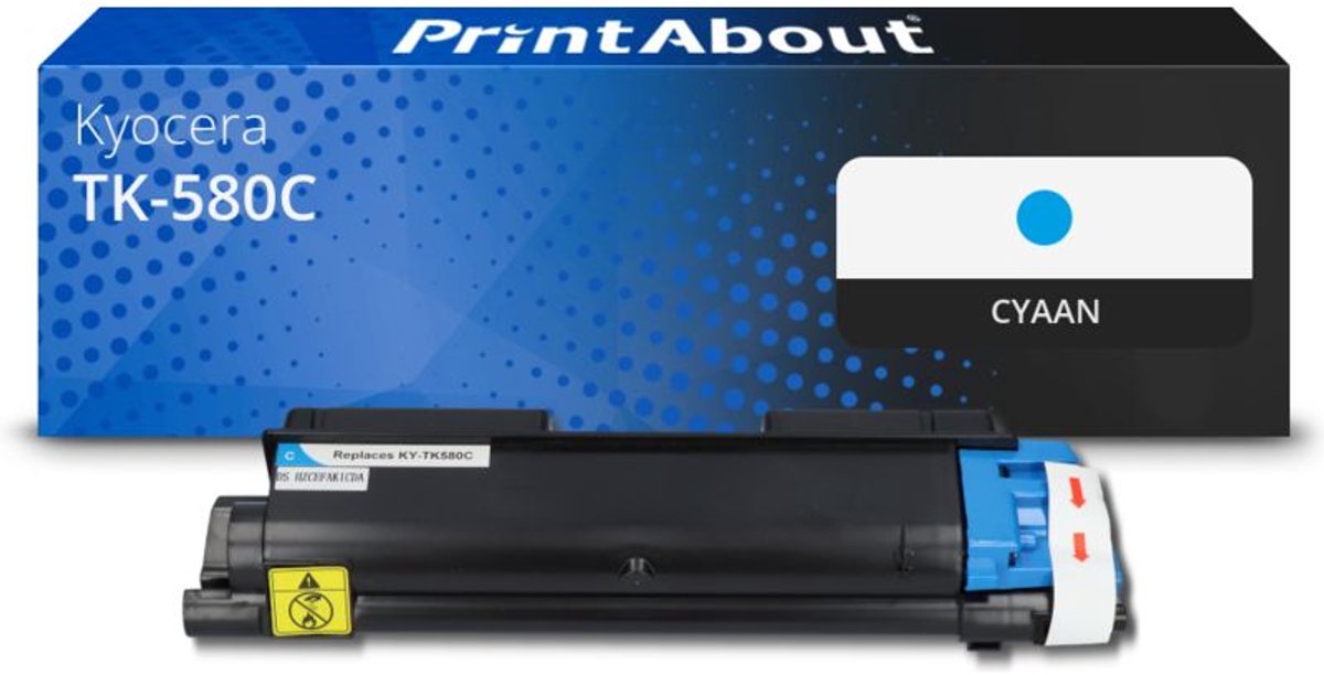 Kyocera TK-580C toner cyaan Huismerk