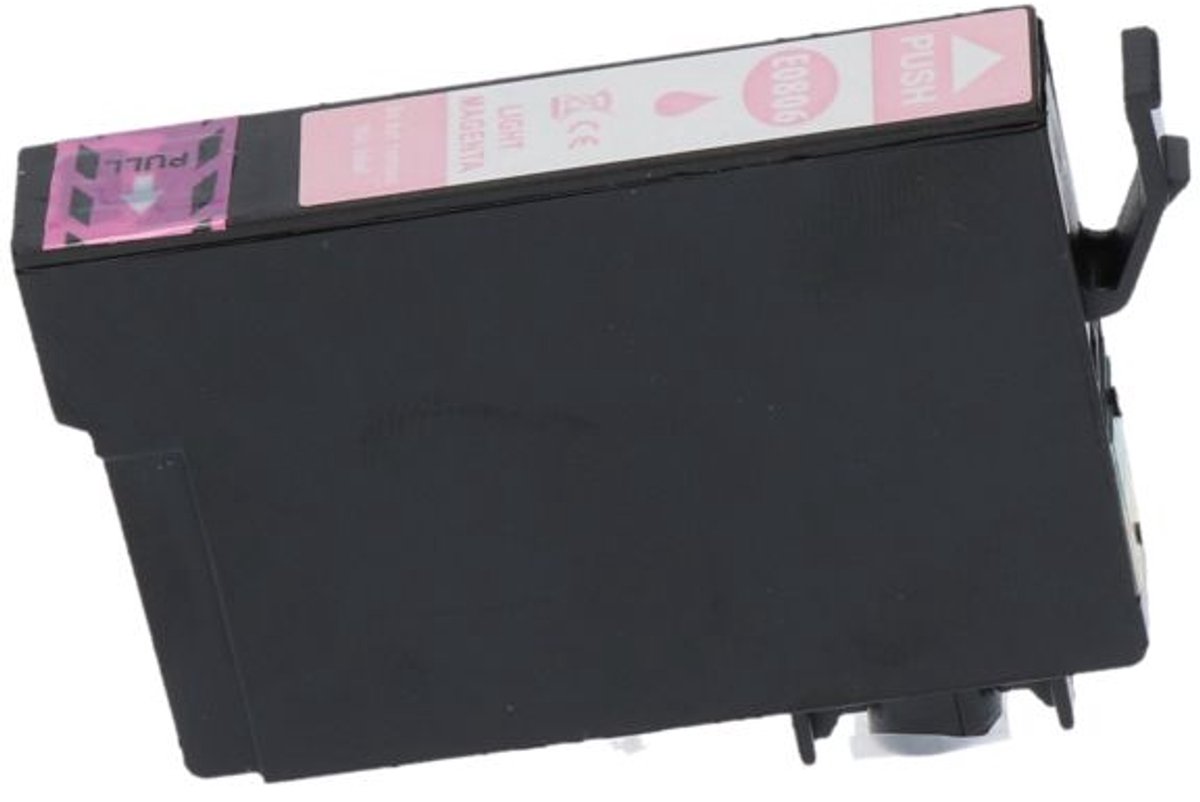 PrintAbout huismerk Inktcartridge T0806 Licht-magenta geschikt voor Epson