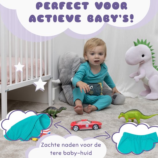 TEDD Kerst Pyjama's Kinderen Pyjamaset voor Jongens Pyjama's Katoen Peuter Baby Kleding Meisjes Nachtkleding Leuke Kerstman Slaapkleding Uniseks Lange Mouw 2-delig Nachtkleding Outfit, 9-10 jaar