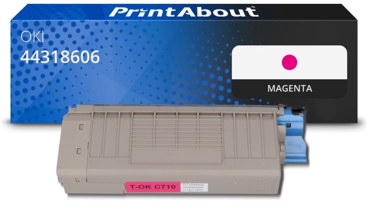 PrintAbout - Alternatief voor de OKI 44318606 / magenta