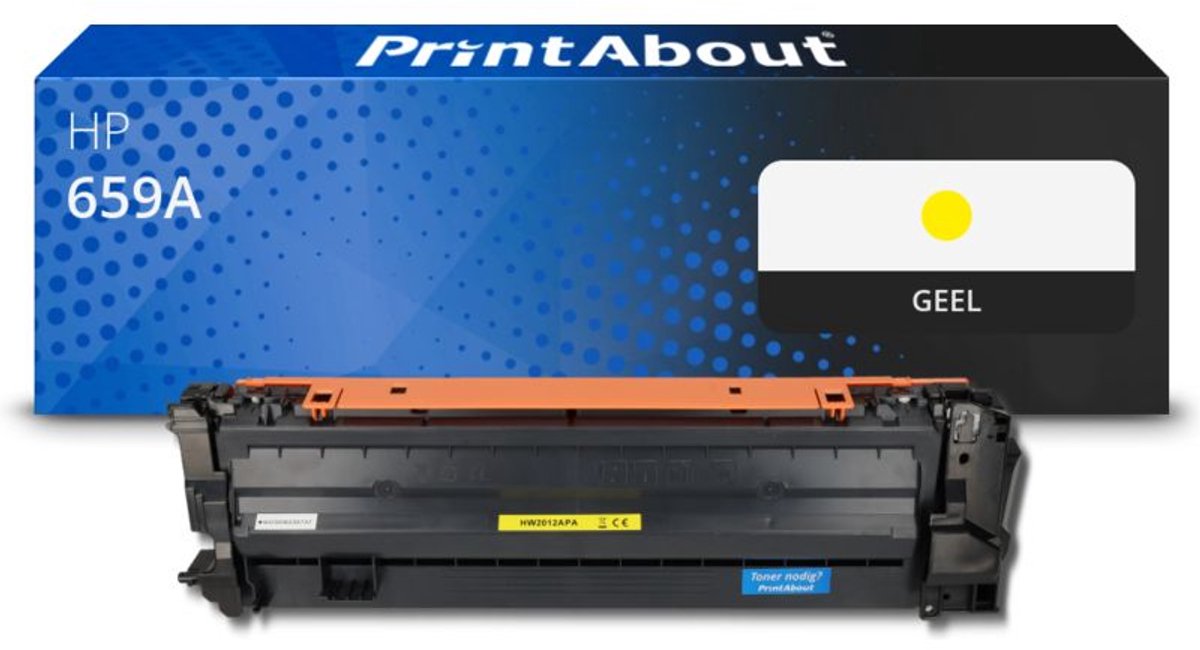 PrintAbout Huismerk HP 659A (W2012A) Toner Geel