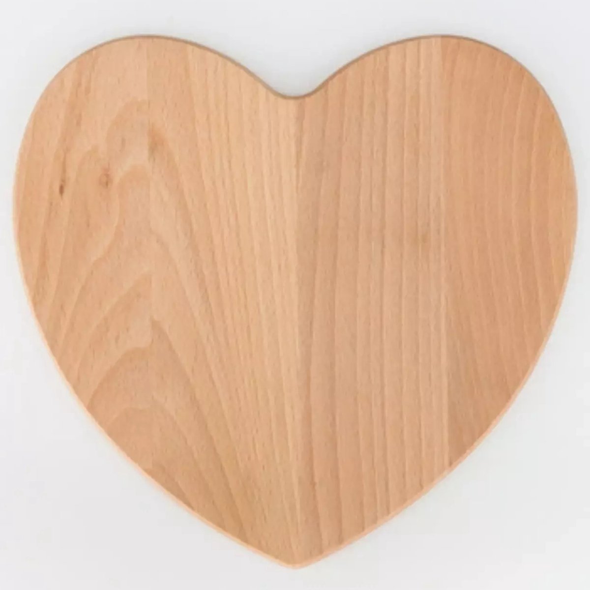 HOCHO Hartvormige Snij- en Serveerplank – Beukenhout – 225x240x15 mm