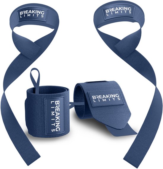 Lifting Straps Wrist Wraps | Combinatie Bundel Zwart – Thor Athletics