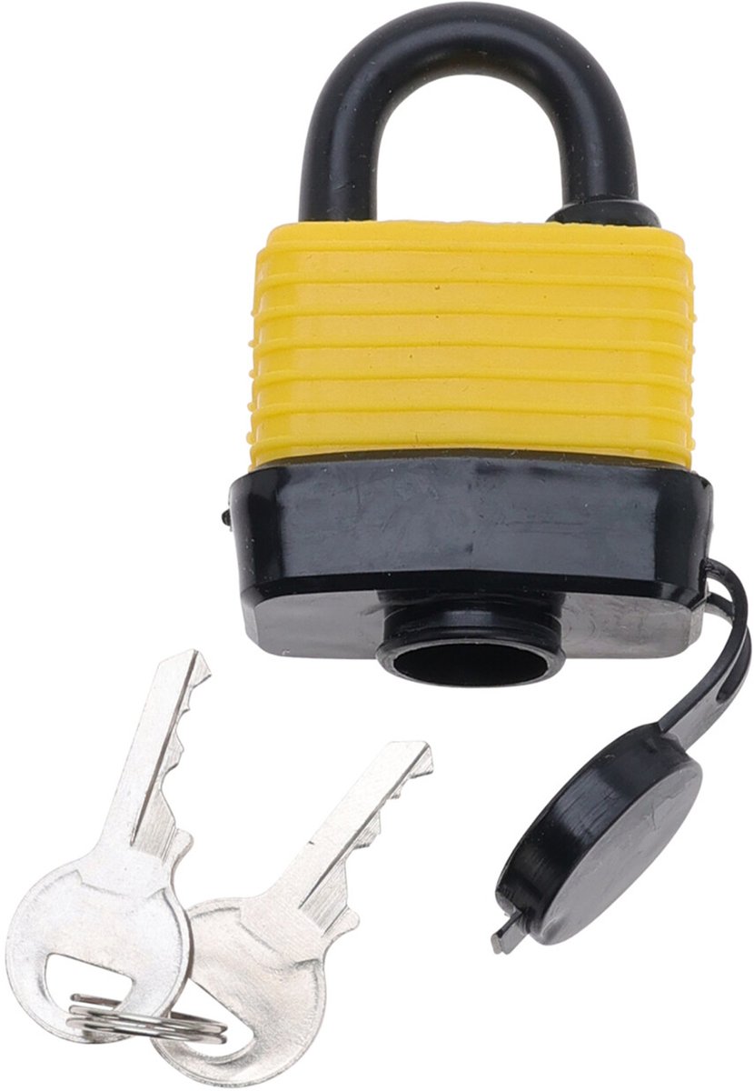 FX Tools Hangslot met sleutel - waterbestendig - 30 mm beugel - 2 sleutels - 7.5 x 5 x 2.5 cm