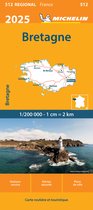 Regionale kaarten Michelin - Michelin 512 Bretagne 2025