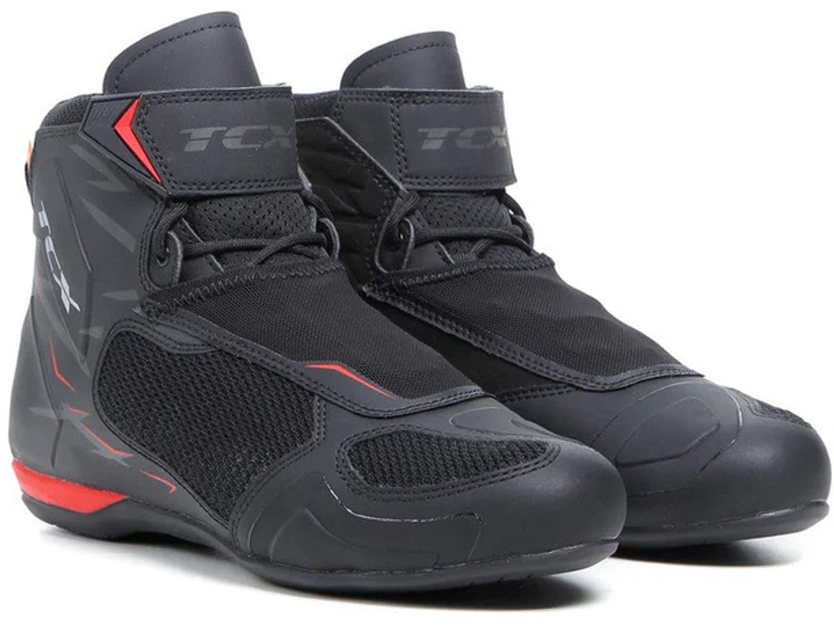 TCX R04D Air Zwart Rood Motorschoenen - Laars