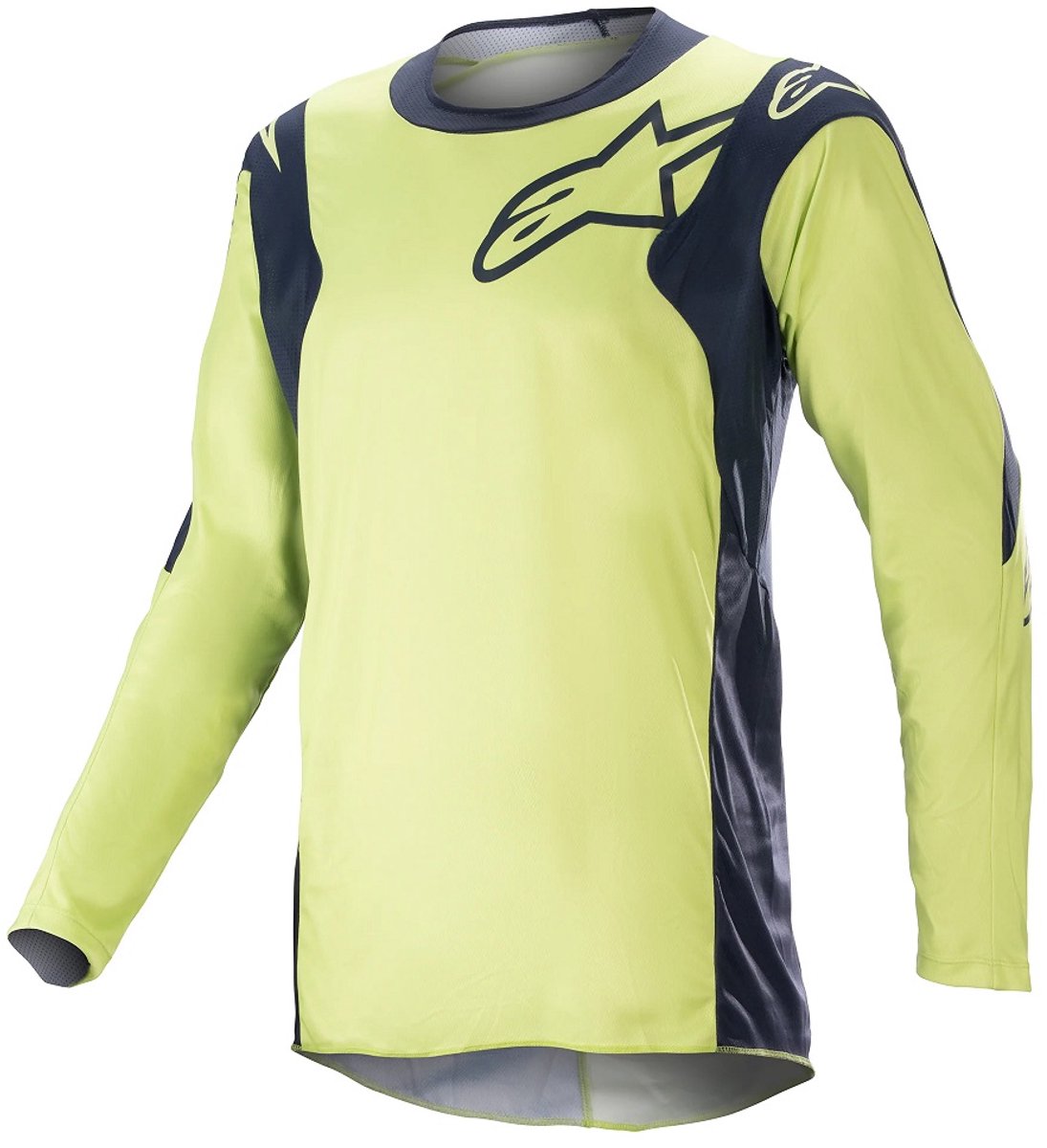 Alpinestars Racer Hoen Night Navy Fluorite Green Jersey -