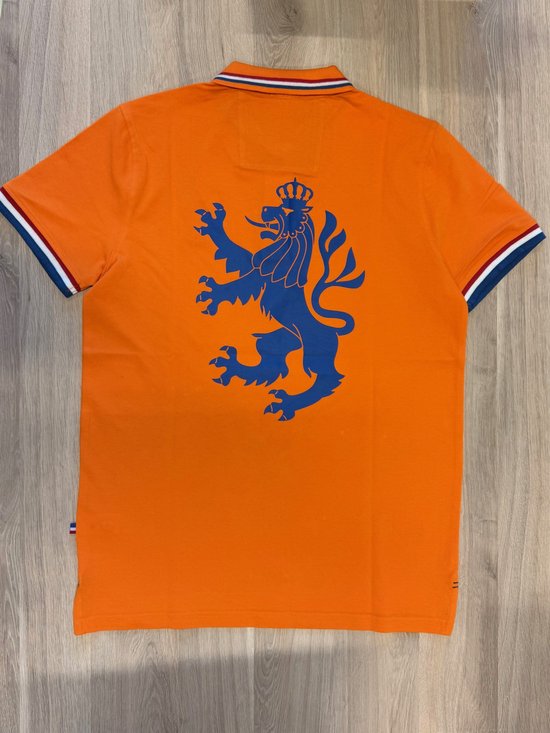 Polo Hup Holland Hup - taille 3XL - polo orange - manches courtes - Lion - Fête du Roi - Ligue des Nations - Jeux Paralympiques - Championnat d'Europe - Championnat du Monde - Formule 1 - cyclisme - Jeux Olympiques