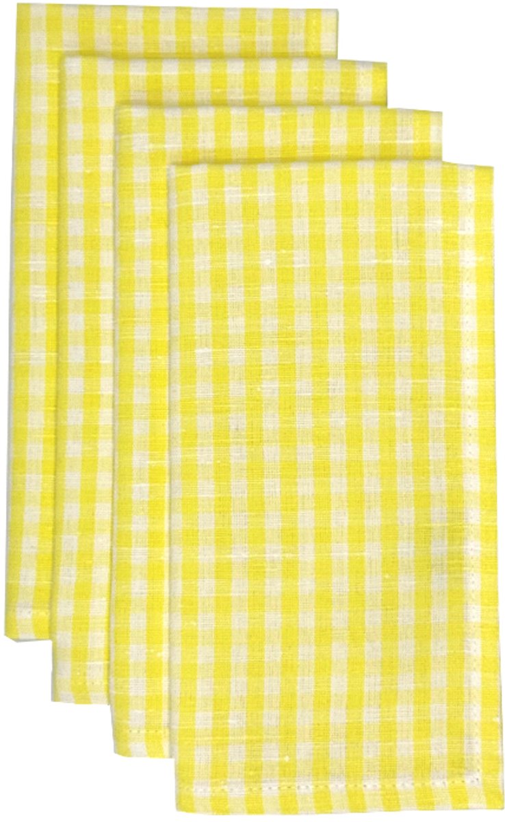 Rut servet 45x45 citrus set van 4