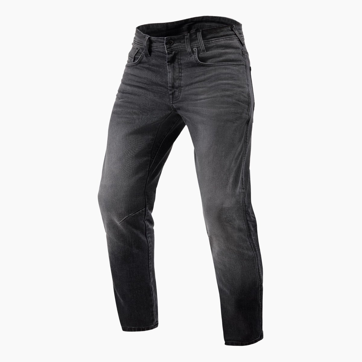 REV'IT! Jeans Detroit 2 TF Mid Grey Used Motorcycle Jeans - Maat 30/34 - Broek