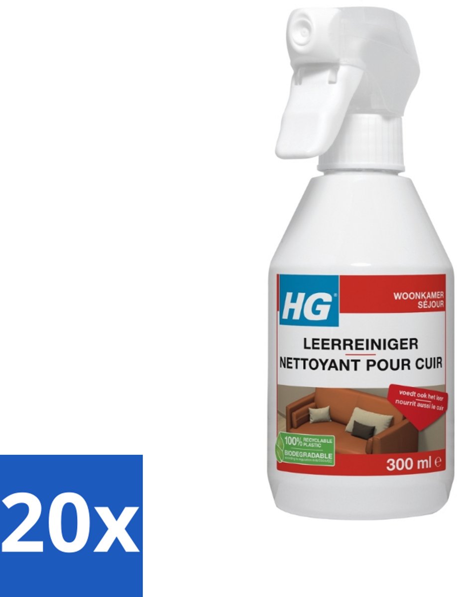 HG Leerreiniger 300 ml - Bulkverpakking - 20 stuks