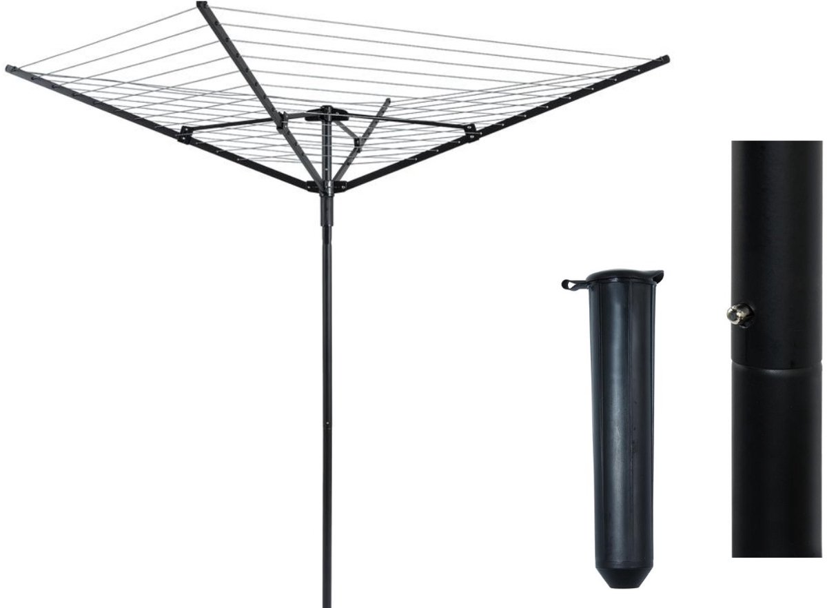 Fameilleur droogmolen- wasrek- rek om te drogen- waslijn- drooglijn- was rek- was lijn- droog molen-Buitenwaslijn-buiten waslijn- was lijn-Wasdroger-Tuin droogmolen-Drooglijn voor balkon-Compact droogrek- inklapbaar