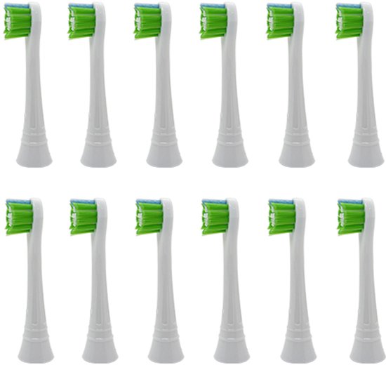 Cosity - 12x Universele Opzetborstels met Kleine Borstelkop - compatibel met Philips Sonicare - Brievenbusverpakking