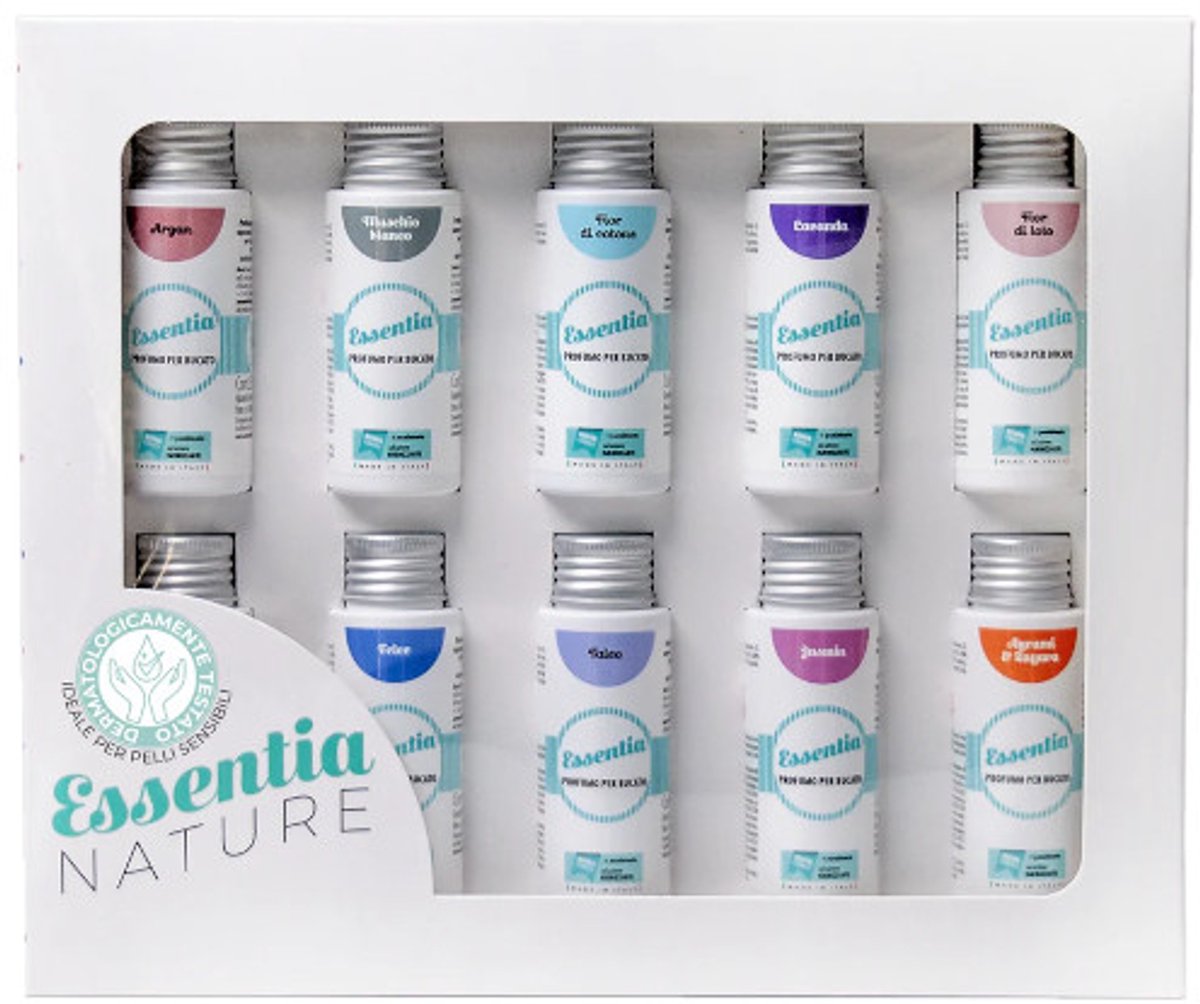 Wasparfum cadeaupakket 10x 50ml - Essentia