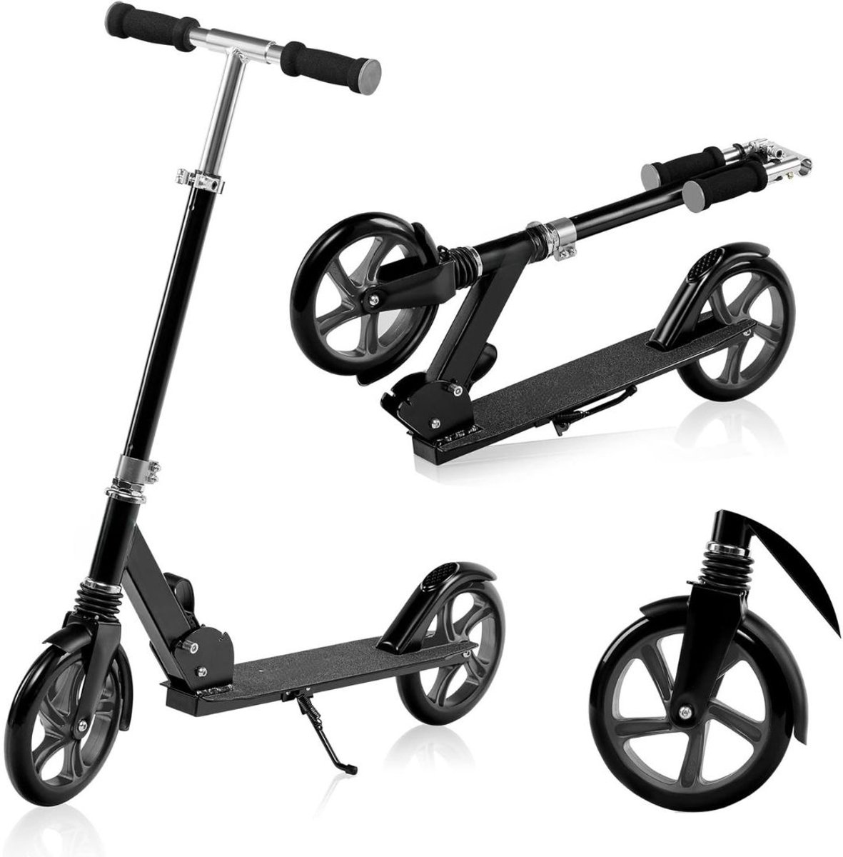 Zylo® Stuntstep Jongen - Stuntstep Volwassenen - Voor Jongesn en Meisjes - Zwart - 87cm x 35cm x 92cm