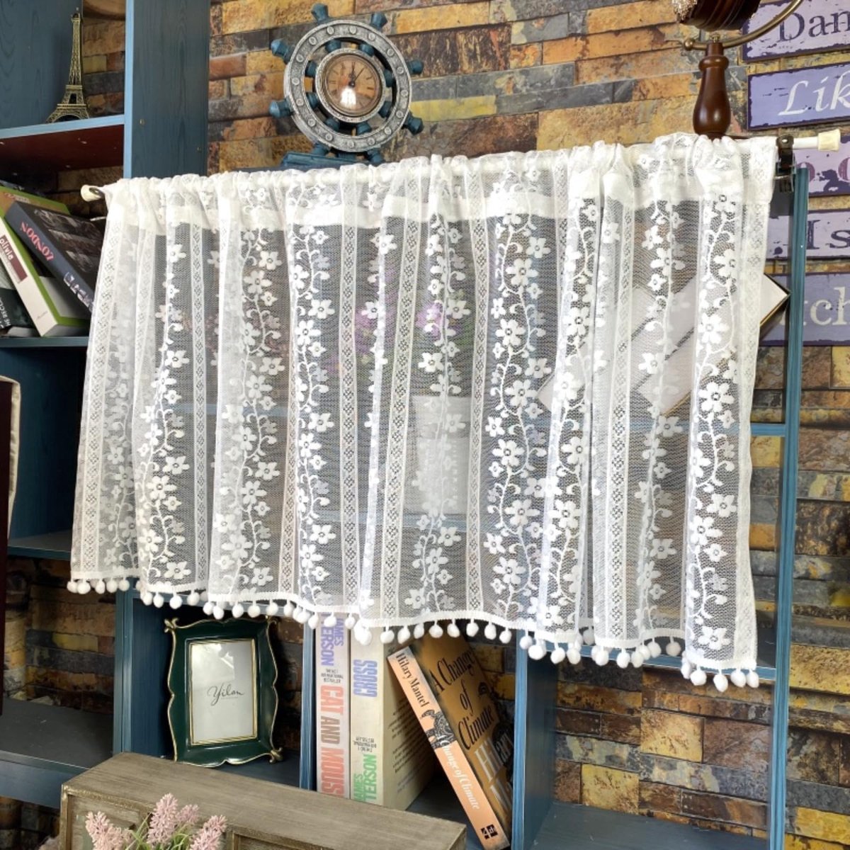 My Ninki ® Charmante Korte Gordijnen in Boho Stijl voor Landelijke Sfeer en Elegantie