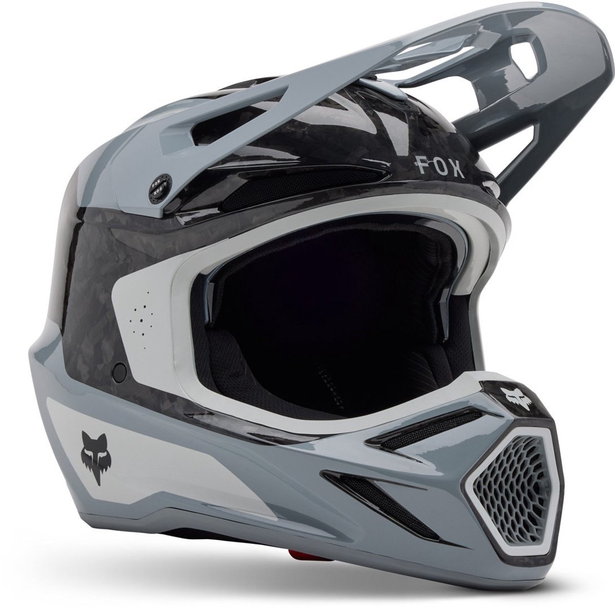 FOX V3 RS Infinite MIPS Grijs Crosshelm - Maat M - Helm