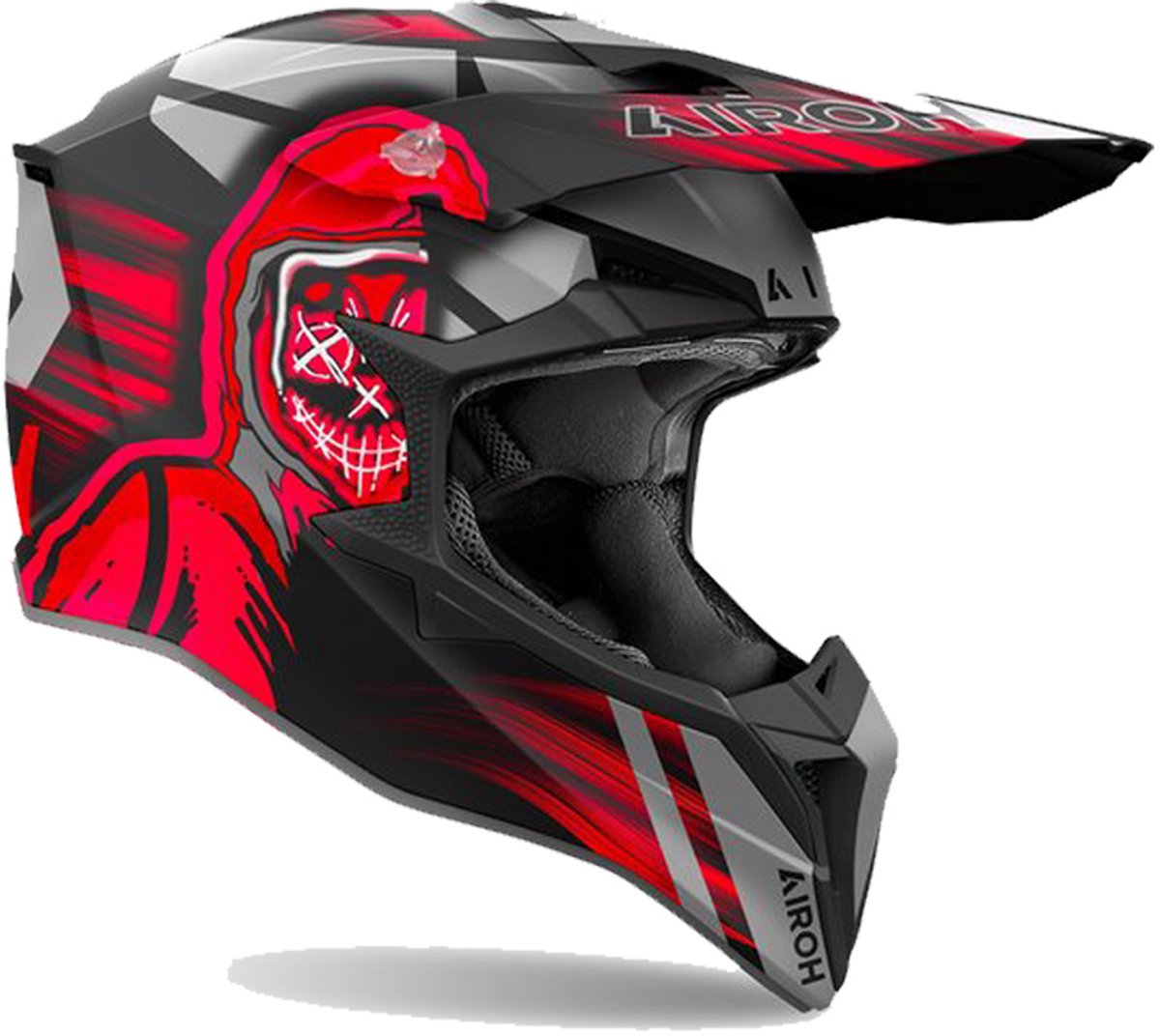 Airoh Wraap Cyber Red Matt XL - Maat XL - Helm