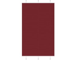 vidaXL - Plissé - rolgordijn - 120x200cm - stofbreedte - 119,4cm - bordeauxrood