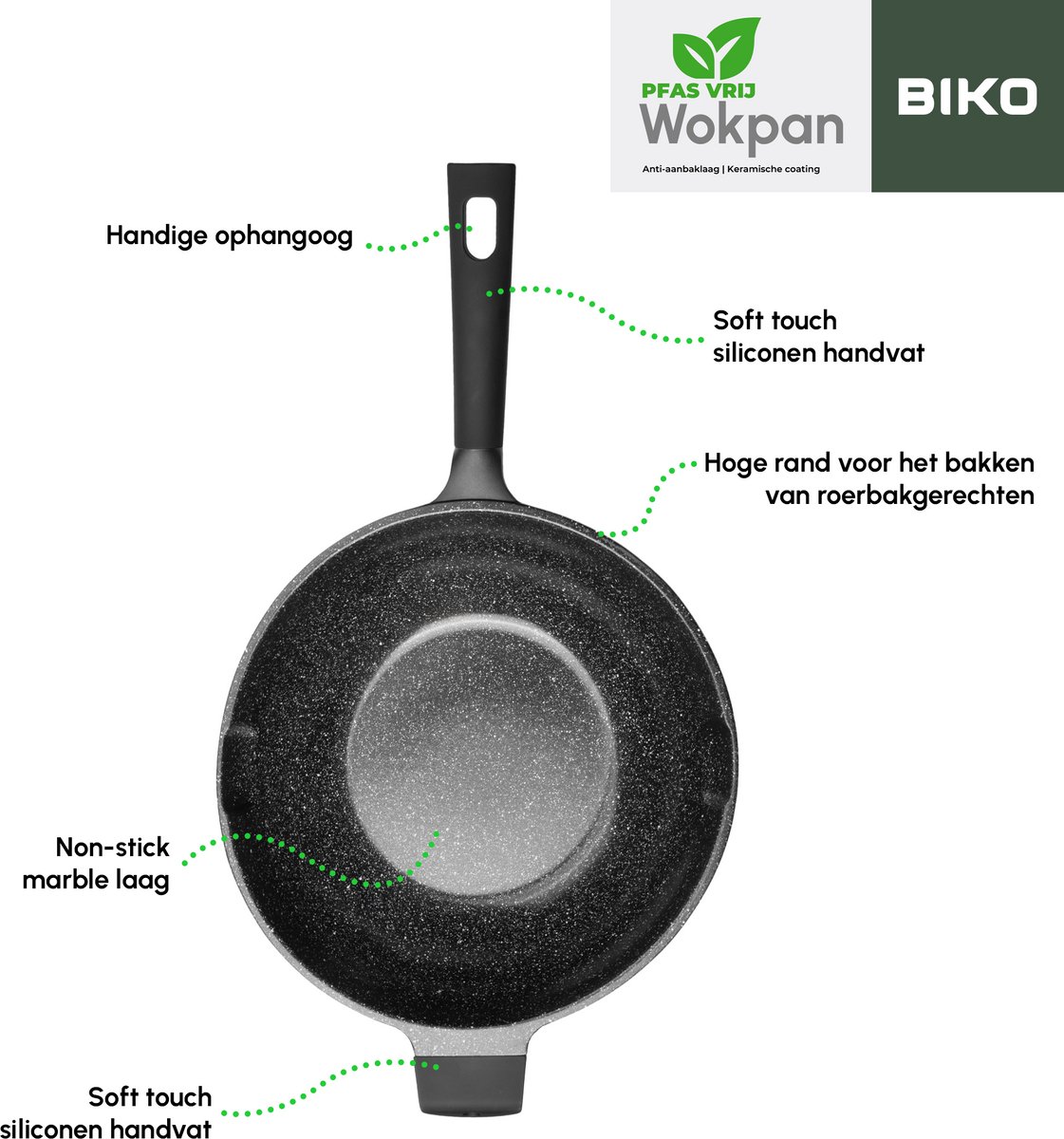 Wokpan Wokpan Inductie 32 cm Wokpan - afbeelding 5