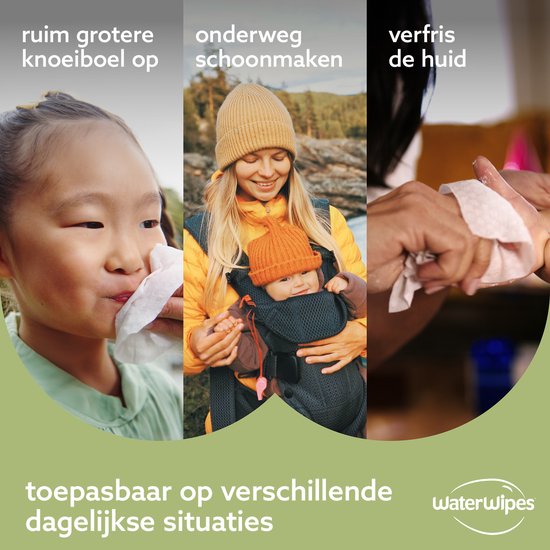 WaterWipes Snoetendoekjes - 9 x 60 toetenvegers - 540 doekjes van WaterWipes — afbeelding 4
