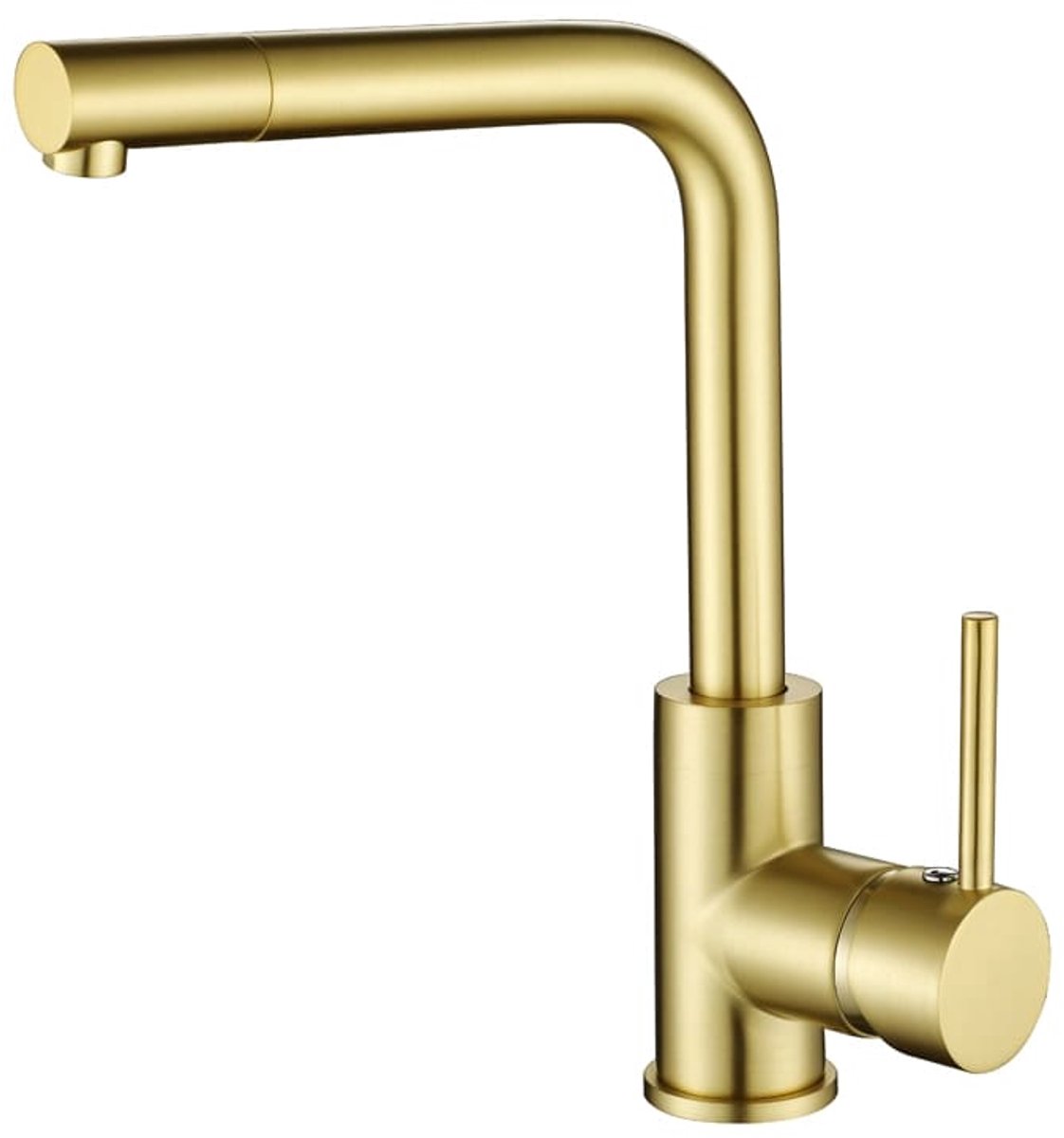 GURARI - kraan - keukenkraan - Tap - 5553 - Messing kraan - 45 graden - goud - goud design