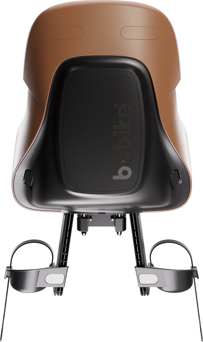 Bobike Exclusive Evolve Mini Voorste Kinderzitje Voor De Fiets Bruin Max 15 kg Jongen van Bobike — afbeelding 3