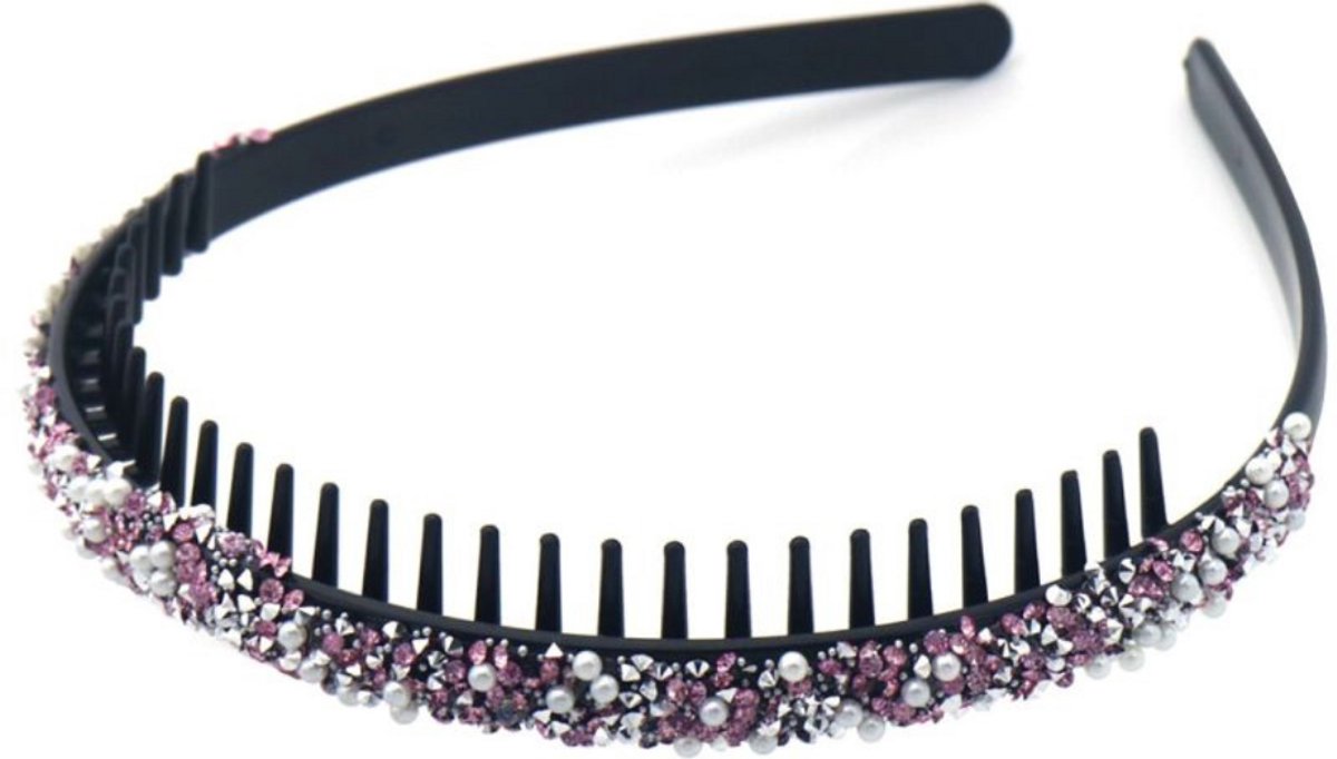 Kristallen Haarband – Diverse kleuren – Diadeem met Parels en Glitters
