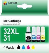 Navulinkt HP 32XL 1VV24AE 135ml zwart - Wuestman Navulinkt HP 32XL 1VV24AE 135ml zwart - Wuestman