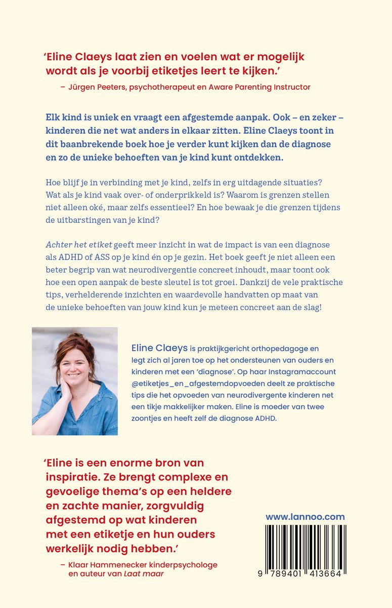 Achter het etiket - back cover