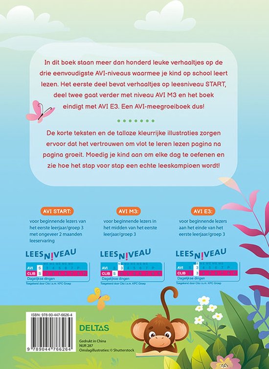 Deltas Ik leer lezen! AVI start -M3-E3