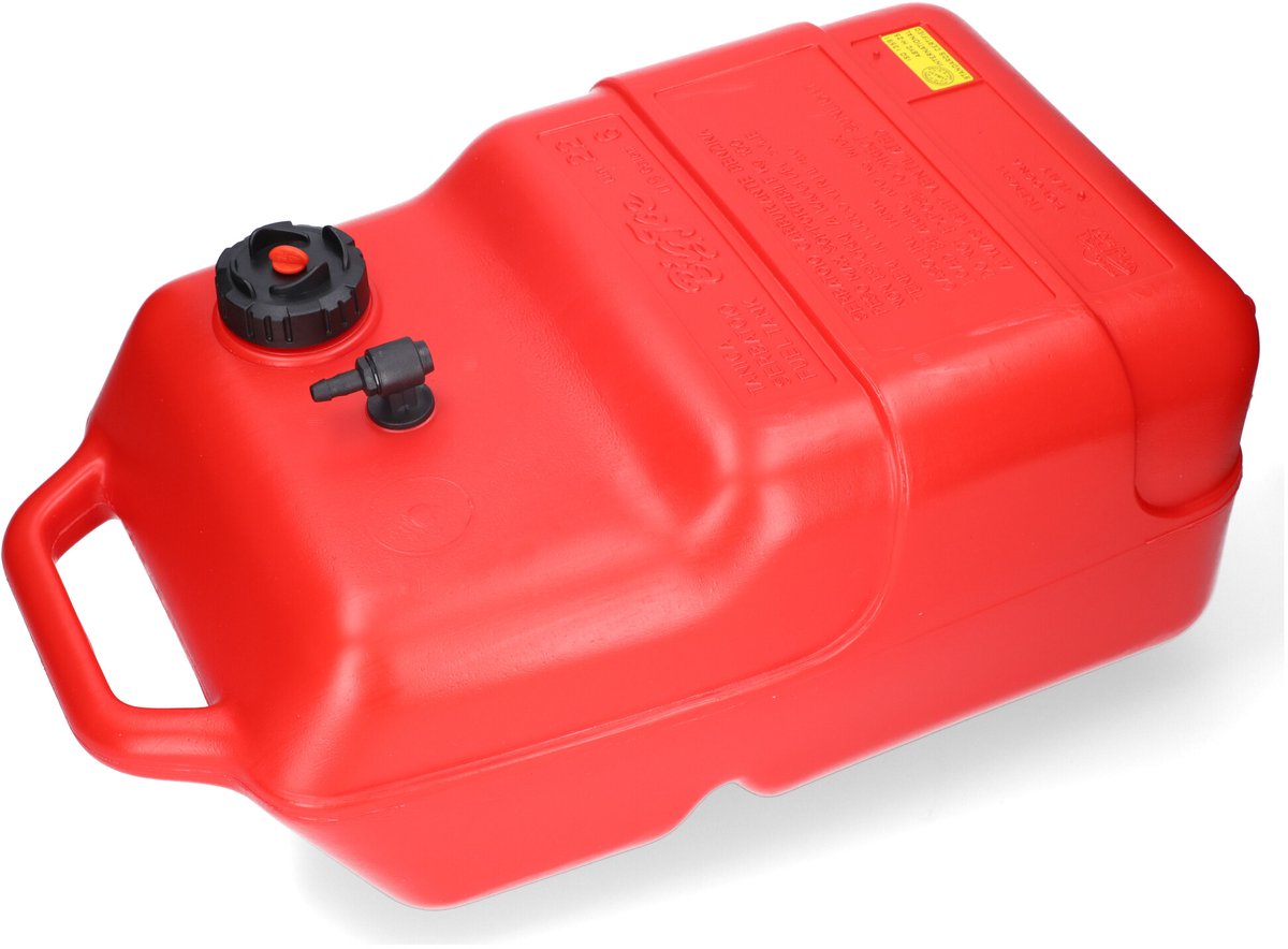 Brandstoftank rood / aansluitnippel (8mm)