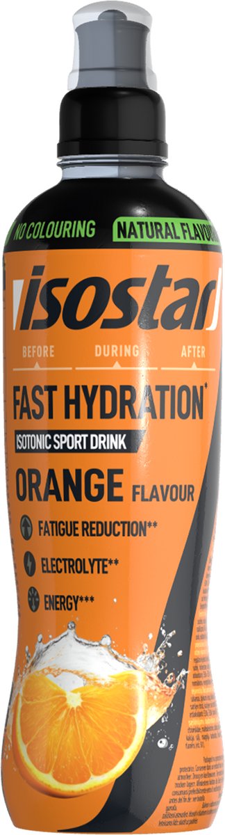 Isostar Fast Hydration orange 12x500 ml — afbeelding 2