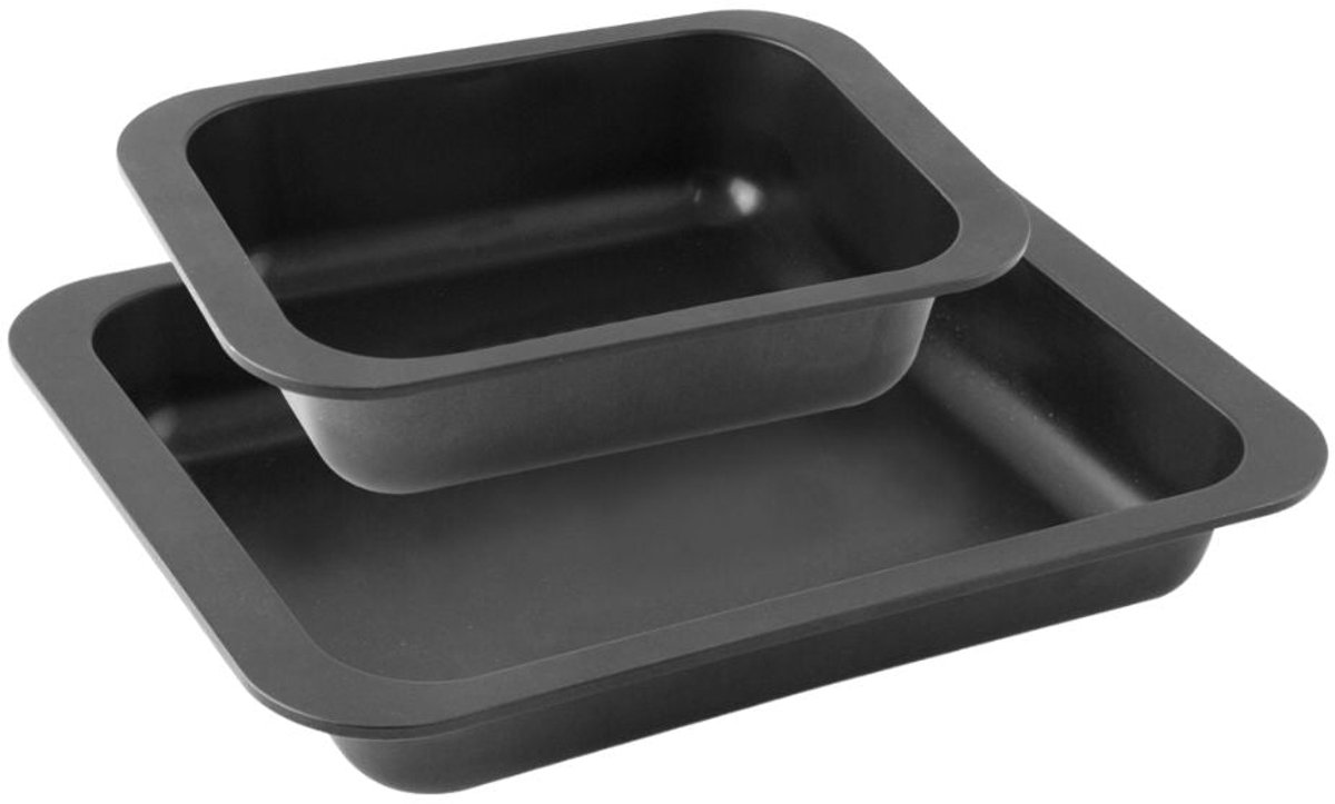 Set van 2 rechthoekige ovenschaal 33 x 25 cm en 24 x 18 cm Zenker Special Cooking