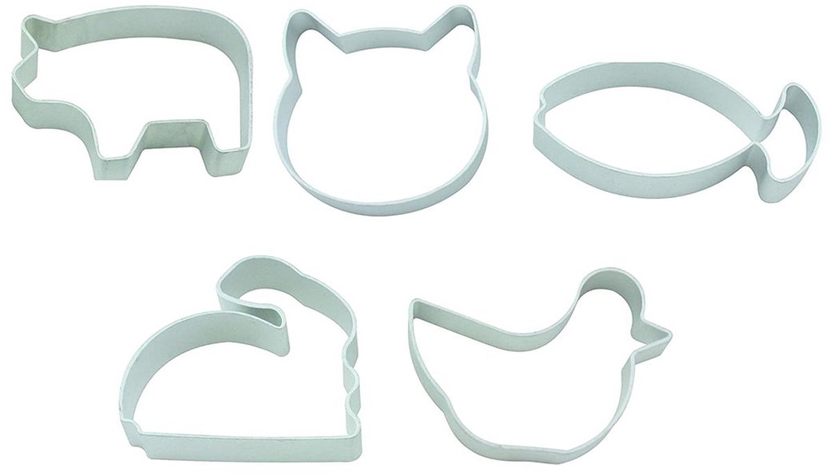 Set van 5 dieren uitstekers Zenker Uitstekers