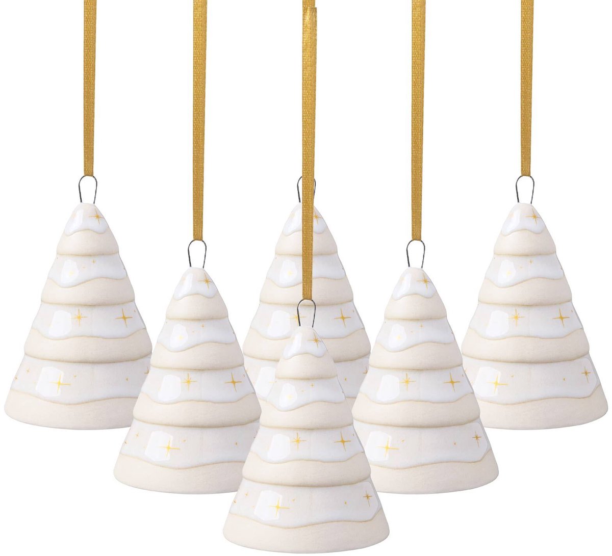 Ornamente Tannenbaum Winter Glow Set van 6