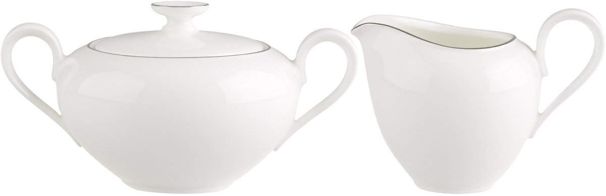 Milch- und Zucker-Set Anmut Platinum No.1 Set van 2
