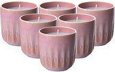 Bol.com Duftkerzen Sunkissed Perlemor Home Coral ø 85 x 9 cm Set van 6 aanbieding