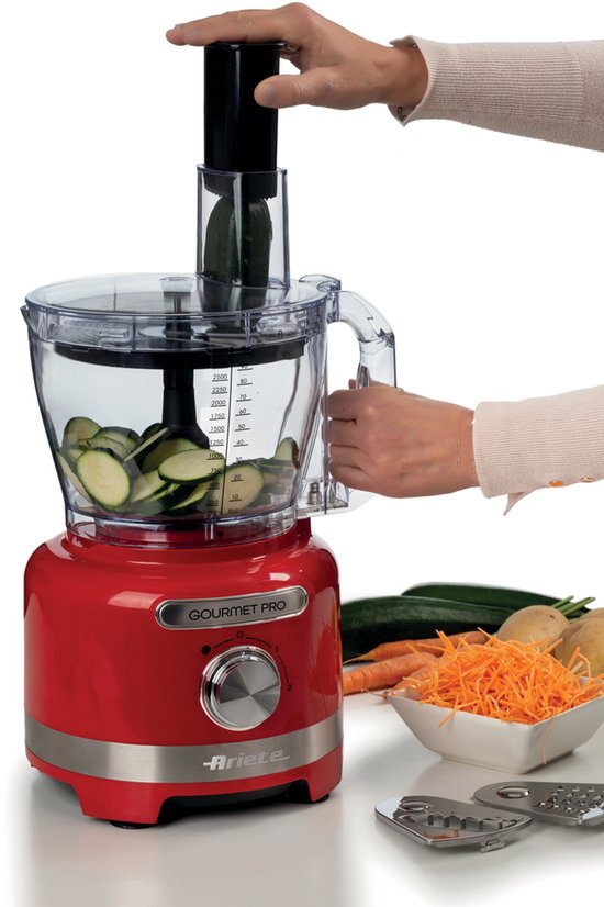 Ariete 1782/00 - Moderna food processor - keukenmachine - hakmolen - blender - Rood van Ariete — afbeelding 4