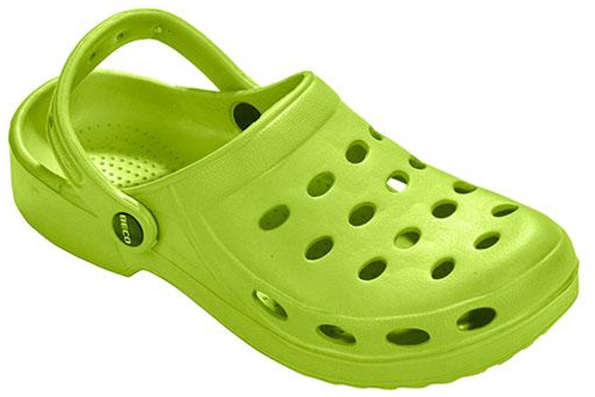 BECO dames clogs - limegroen - maat 40