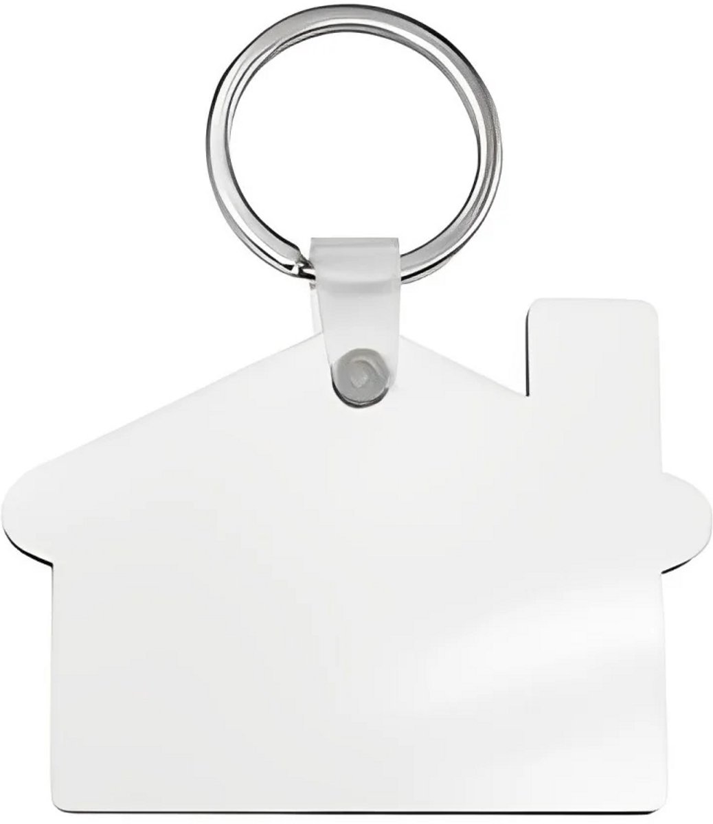 Nevolis® MDF Sleutelhanger Huis – Unieke en Duurzame Sleutelhanger – Perfect als Cadeau