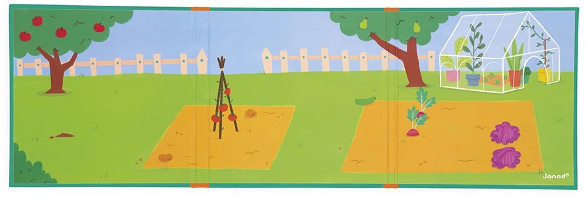 Janod - Magneti Stories - De moestuin – Educatieve magneetset — afbeelding 17