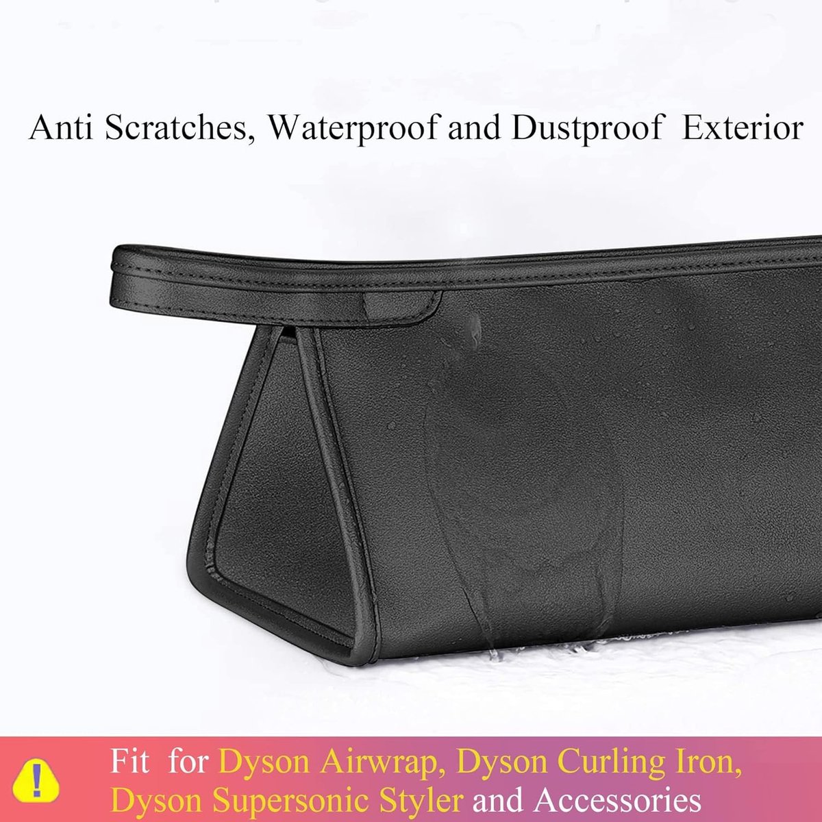 Föhn Organizer - Reistas - Toilettassen - Voor Dyson Airwrap, Dyson Fohn en Dyson Airwrap Complete Multistyler - Reistas Stijltangbevestiging - Reistas - Stylist Organizer - Organizer Tas - zwart thumbnail 3