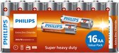 Piles Philips Longlife AA 16 pièces Pile AA Philips