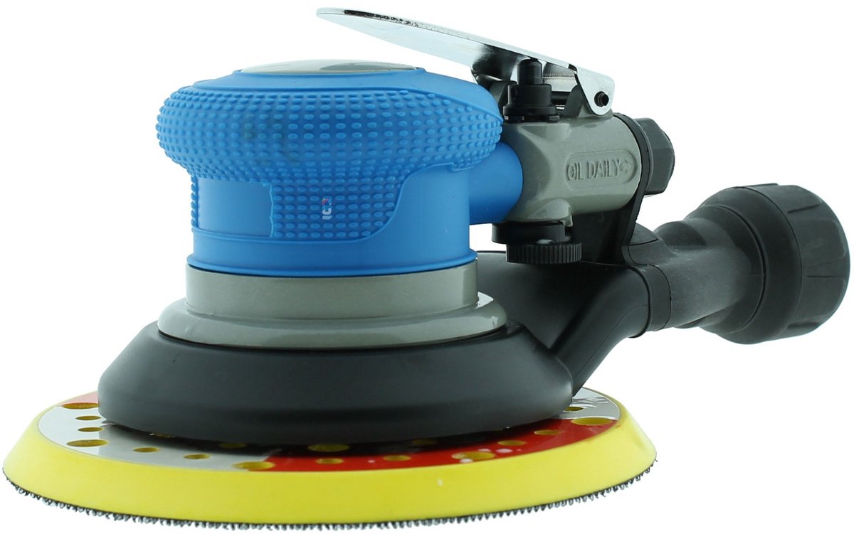 CROP Excentrische Schuurmachine 150mm met Stofafzuiging + slang – foto 2